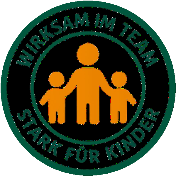 Logo Wirksam im Team. Stark für Kinder.